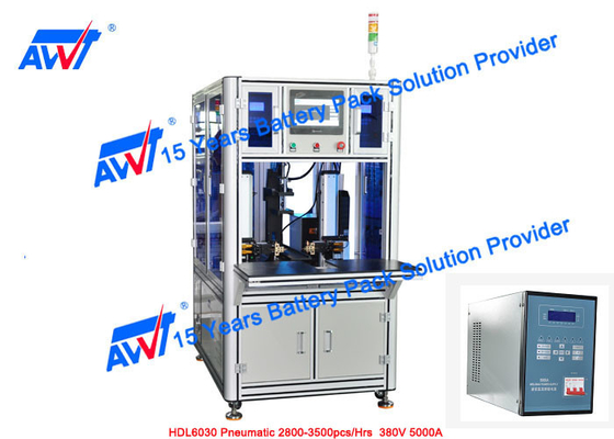 AWT automatyczna zgrzewarka punktowa do baterii litowych dwustronnie 18650 32650 HDL6030 pneumatyczne 2800-3500 sztuk / godz. 380V 5000A